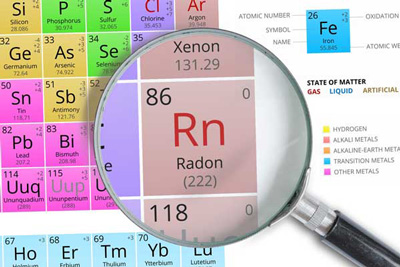 Radon on periodic table
